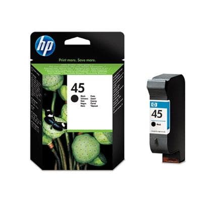 HP 45 - blækpatron / sort (51645AE)