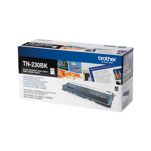 Brother Toner TN-230BK - Svart - Kapacitet: 2 200 sidor (TN230BK)