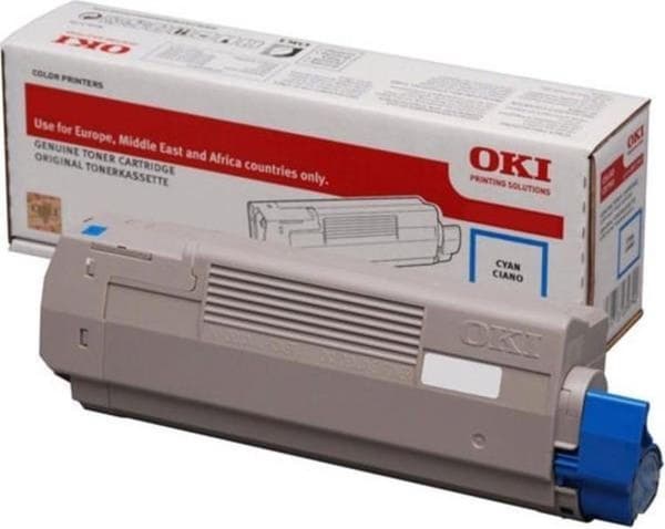 OKI - Cyan - original - tonerkassett - för OKI MC563dn, MC563dnw; C542dn