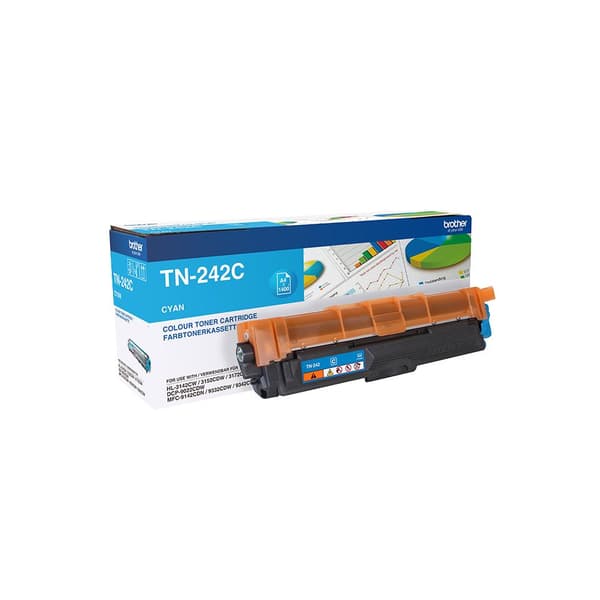 Brother Toner TN-242C - Cyan - Kapacitet: 1.400 sider (TN242C)