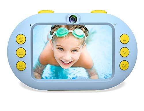 AgfaPhoto Photo Camera Realikids Cam Waterproof Blue - Vattentät kamera för barn + MSD8GB