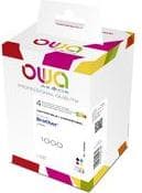OWA multi-pack blæk K10535OW erstatter Brother LC-3219 indhold: 1 x 63 ml sort, 1 x 18 ml hver cyan, magenta, gul - 1 stk (LC3219XLBKLC321)