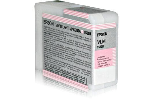Epson T580B - Mustepatruuna / Magenta