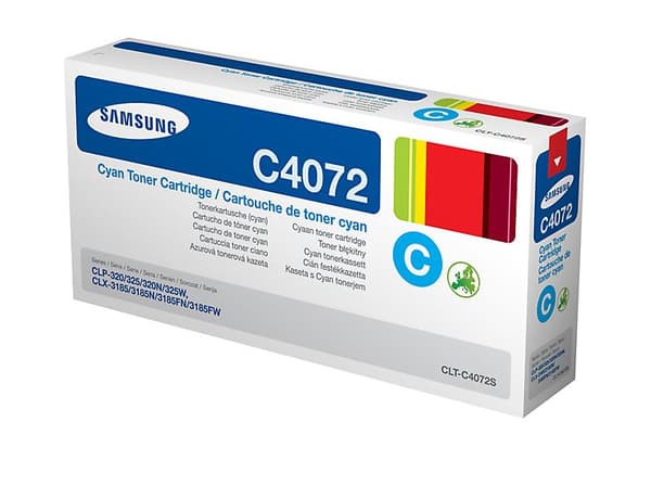 Samsung CLT-C4072S - Tonerpatron - 1 x cyan - 1000 sider (CLT-C4072S/ELS)