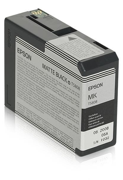 Epson T5808 - Bläckpatron / Mattsvart