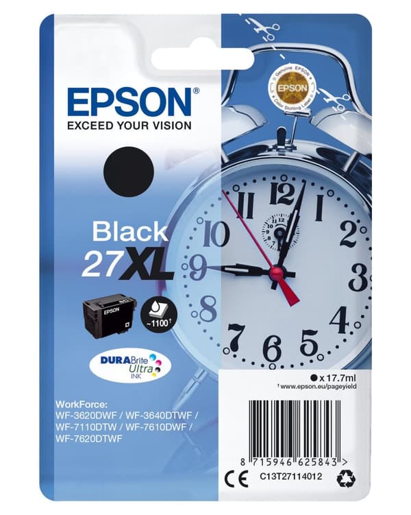 Epson T2711 27XL - Bläckpatron / Svart / Hög kapacitet