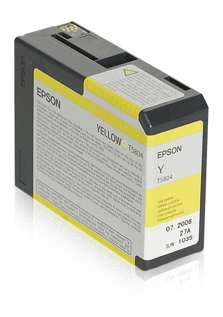 Epson T5804 bläckpatron enkelpack gul