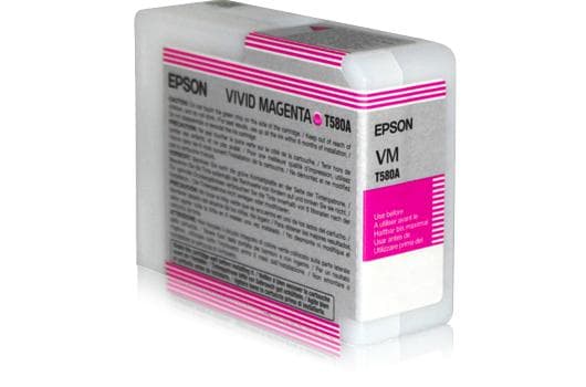 Epson T580A - Bläckpatron / Ljusmagenta