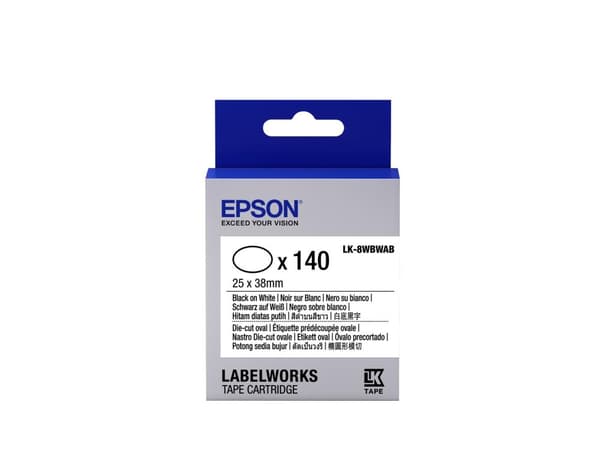 EPSON Tape Utstansad svart/vit 42 mm (C53S658902)