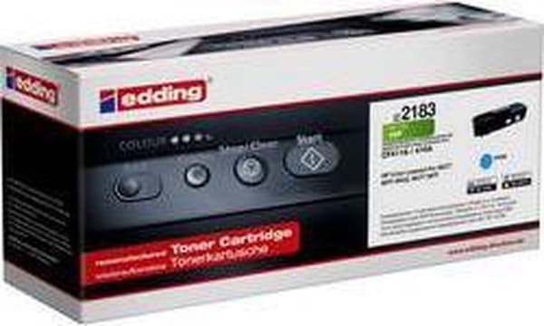 Edding EDD-2183 toner enkelt erstatter HP 410A (CF411A) Cyan kompatibel toner
