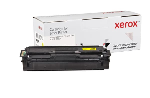 Gul hverdagstoner med standardydelse, alternativ til Samsung CLT-Y504S, fra Xerox, 1800 sider - (006R04311)