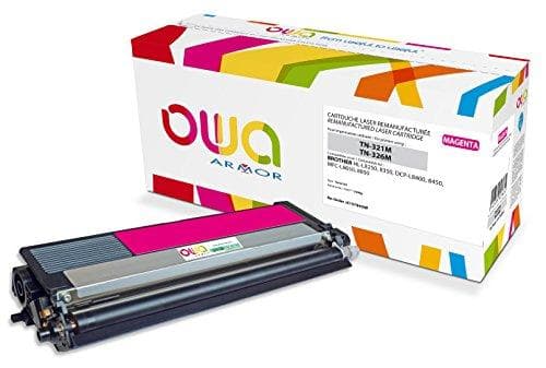 Armor OWA - magenta - yhteensopiva - kunnostettu - väriainekasetti (vaihtoehto: Brother TN326M, Brother TN321M) - Brother DCP-L8400, DCP-L8450, HL-L82