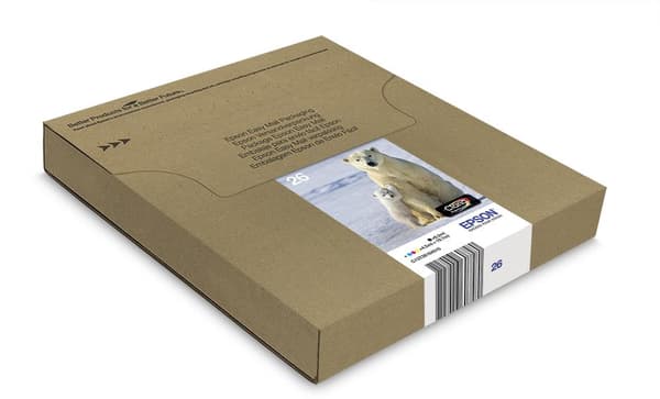 Epson 26 Multipack Easy Mail Packaging - 4 - 19,7 ml - svart, gul, cyan, magenta - original - bläckpatron - för Expression Premium XP-510, 520, 600, 6