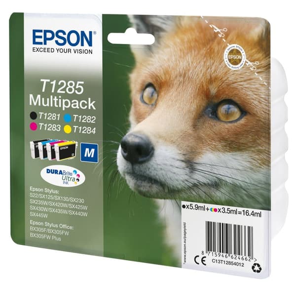 Epson - C 13 T 12854010 - Blækpatron MultiPack