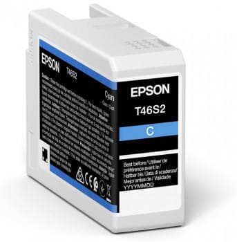 Epson T46S2 - 25 ml - cyan - original - bläckpatron - för SureColor P706, SC-P700
