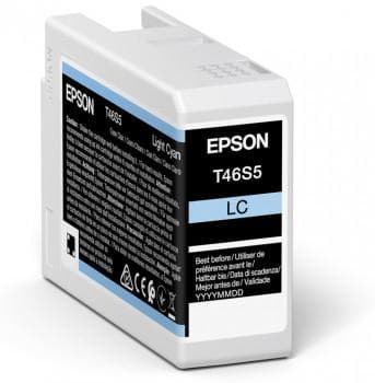 Epson T46S5 - 25 ml - ljus cyan - original - bläckpatron - för SureColor P706, SC-P700