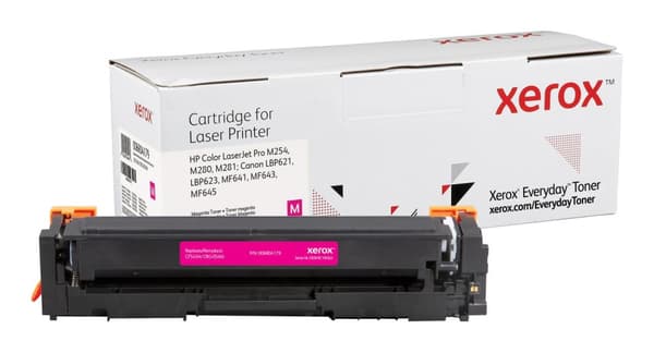 Magenta til hverdags toner, alternativ til HP CF543A/CRG-054M, fra Xerox, 1300 sider - (006R04179)