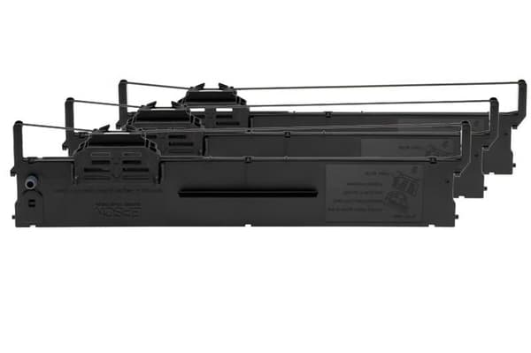Epson - Ribbon - 3 x svart - 5 miljoner tecken (C13S015339)