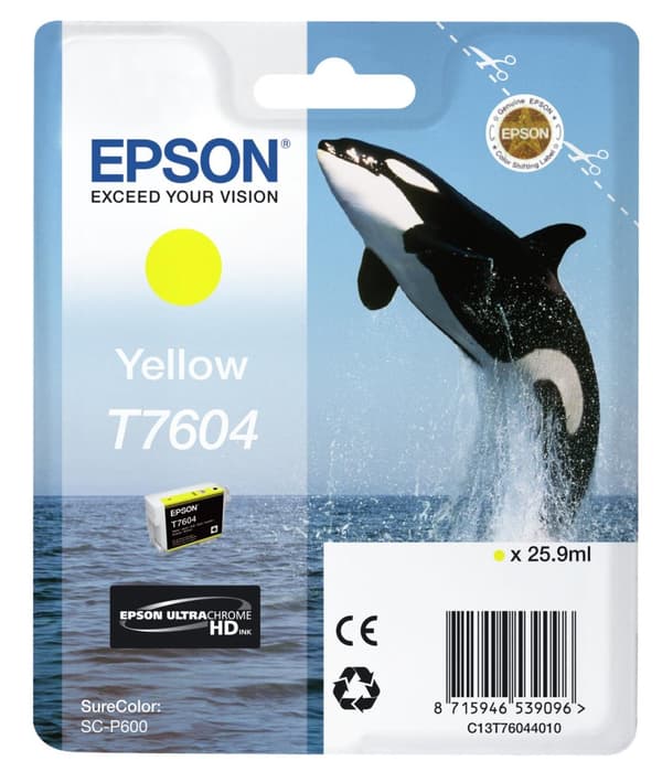 Epson T7604XL - Bläckpatron / Gul / Hög kapacitet