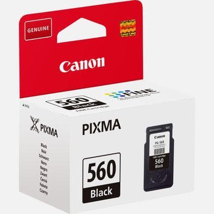Canon PG-560 - 7,5 ml - musta - alkuperäinen - läpipainopakkaus suojalla - mustepatruuna - malleihin PIXMA TS5350, TS5351, TS5352, TS5353