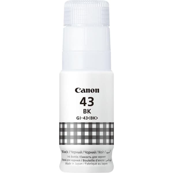 Canon GI 43 BK - sort - original - refill blæk - til PIXMA G540, G640