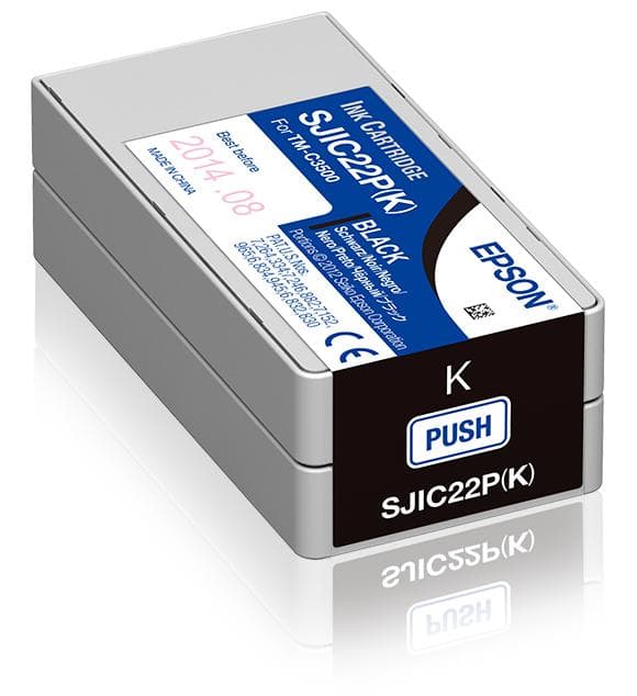 Epson SJIC22P(K) - Bläckpatron / Svart