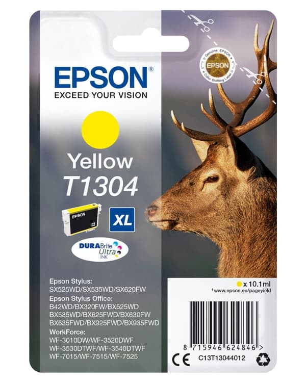 Epson T13044010 bläckpatron - gul