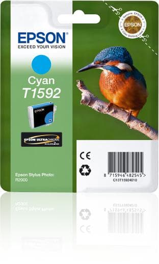 Epson T1592 - Bläckpatron / Cyan