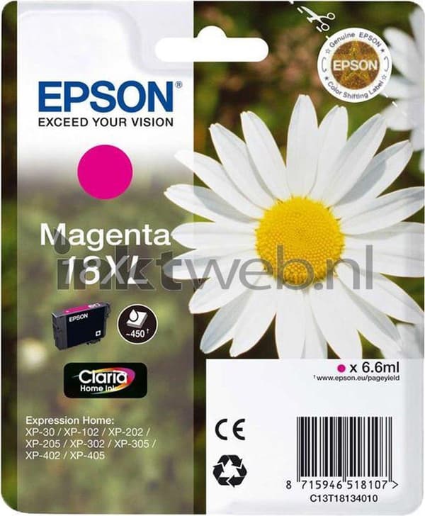 Epson 18XL - Bläckpatron / Magenta