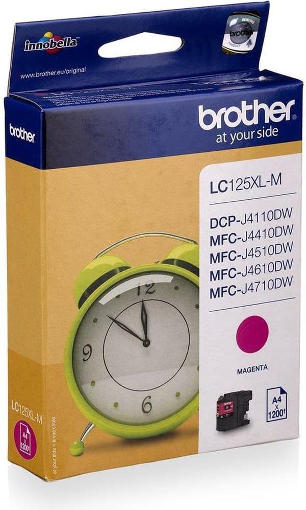 Brother LC-125XLM - Bläckpatron / Magenta / Hög kapacitet