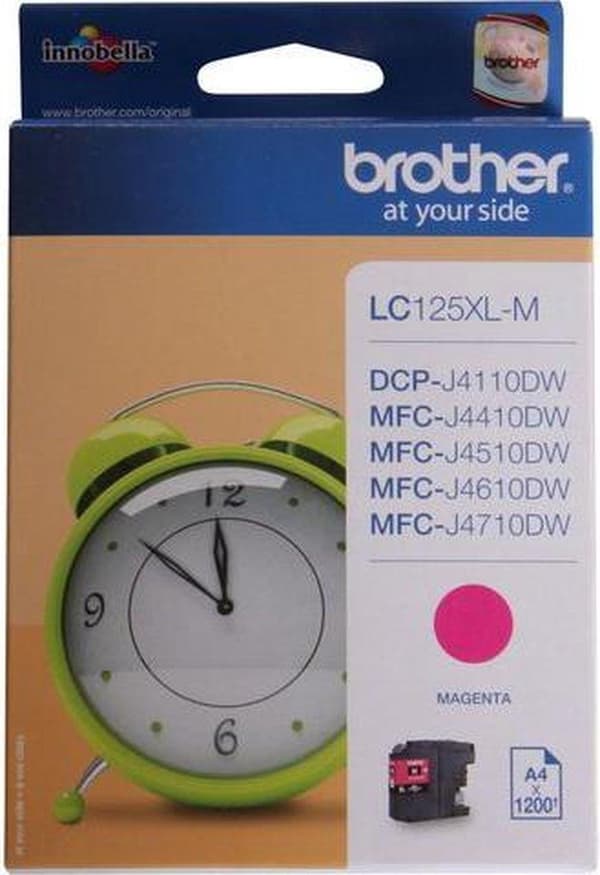 Brother LC-125XLM - Bläckpatron / Magenta / Hög kapacitet