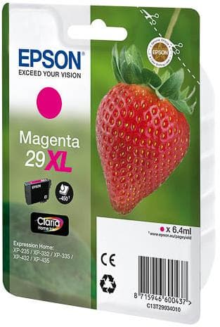 Epson 29XL - Hög kapacitet - Magenta - original - bläckpatron (C13T29934010)