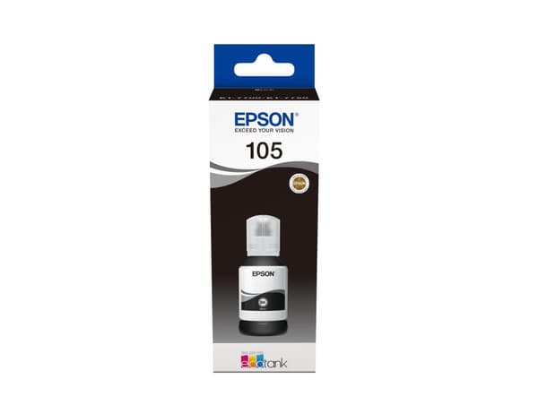 Epson 105 - 140 ml - svart - original - bläcktank - för EcoTank ET-7700, ET-7750, L7160, L7180; Expression Premium ET-7700, ET-7750