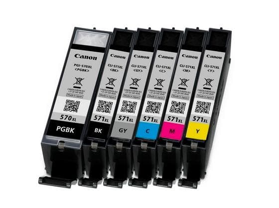 Canon CLI-571BK XL - Riittoisa - Musta - Alkuperäinen - Läpipainopakkaus varkaudenestolaitteella - Mustesäiliö - PIXMA MG5750, MG5751, MG5752, MG5753,
