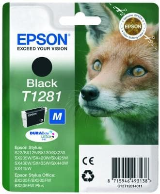 Epson T1281 - Bläckpatron / Svart
