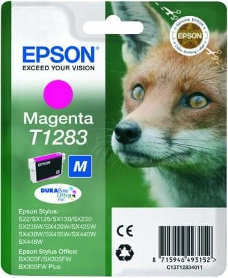 Epson T1283 - printerpatron - 1 x magenta - blisteremballage - til Stylus S22, SX230, SX235, SX420, SX430, SX435, SX438, SX440, SX445, Stylus Office B