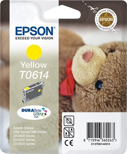 Epson T0614 - Blækpatroner / Gul