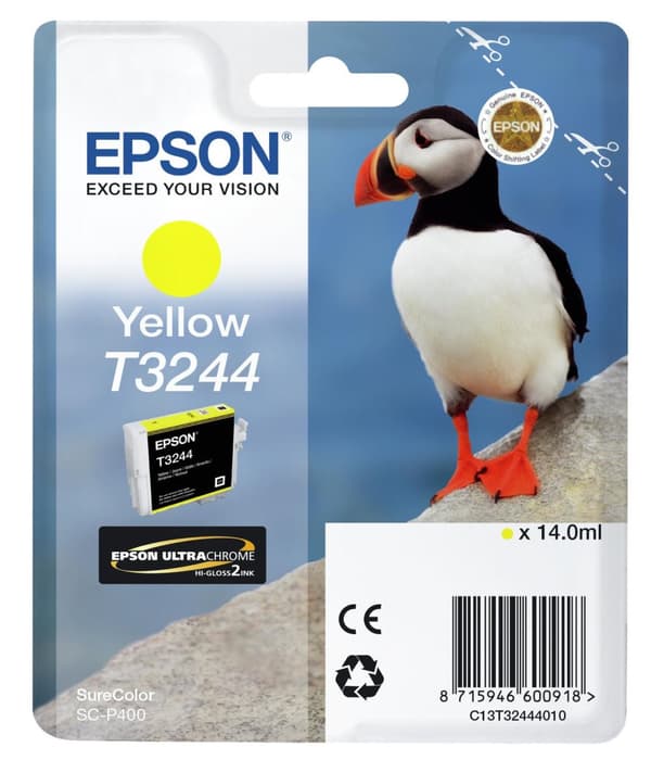 Epson T3244 - gul - original - bläckpatron (C13T32444010)