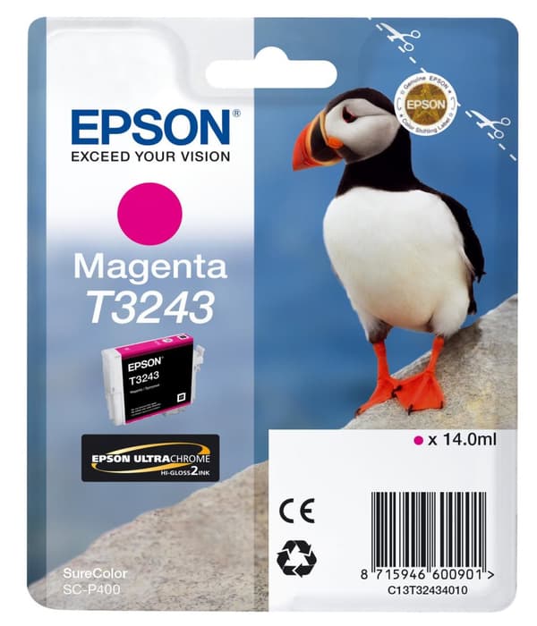 EPSON T3243 magenta bläckpatron