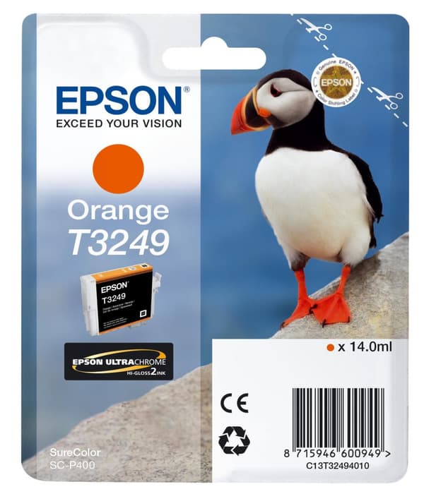 Epson T3249 - Orange - original - blækpatron (C13T32494010)