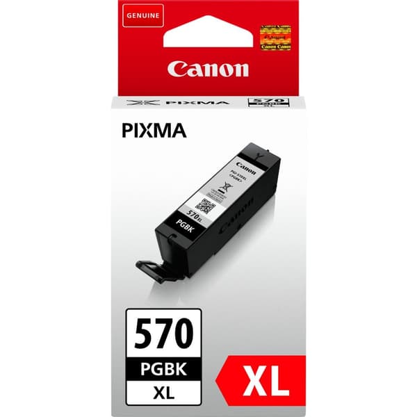 Canon PGI-570PGBK XL - højtydende - sort - original - blækbeholder - til PIXMA MG5750, MG5751, MG5753, MG6850, MG6851, MG6852 (0318C001)