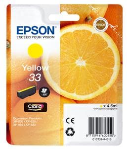 Epson 33 - Gul - Original - Blisterförpackning - Bläckpatron (C13T33444010)