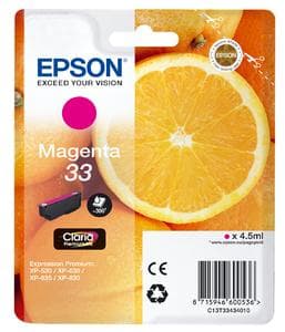EPSON Cartouche Apelsiner Bläck Claria Premium Magenta