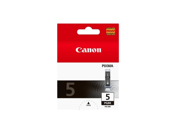 Canon PGI-5BK - svart - original - bläckbehållare - för PIXMA iP3500, iP4500, iP5300, MP510, MP520, MP610, MP810, MP960, MP970, MX700, MX850 (PGI-5BK)