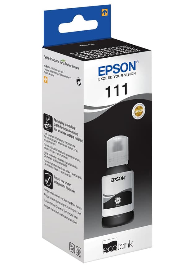 Epson 111- Bläckflaska - Svart - EcoTank