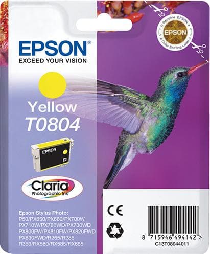 Epson T0804 - Bläckpatron - 1 x gul (C13T0844011)