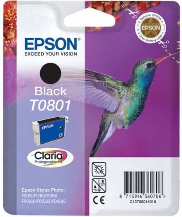 Epson T0801 - Mustepatruuna / musta