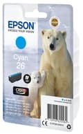 Miniatyrbild 2 av 2: Epson 26 cyan bläckpatron (C13T26124012)