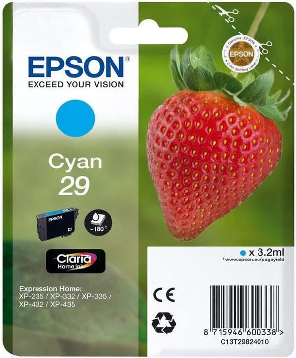Epson 29 - Bläckpatron / Cyan