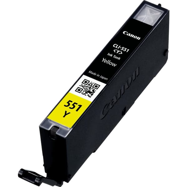 Canon CLI-551Y - Blækbeholder - 1 x gul - til PIXMA iP7250, MG5450, MG6350 (6511B001)